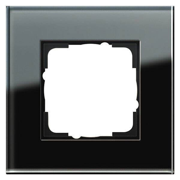 Gira Abdeckrahmen 1f. sw-glas Esprit 021105